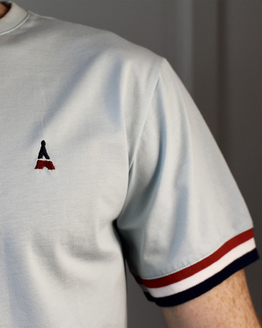 T-SHIRT Homme Coton bio | Gaulois Bleu Ciel