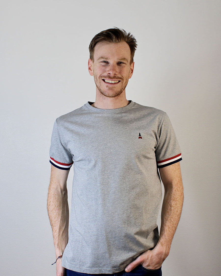 T-SHIRT Homme Coton bio | Gaulois Gris