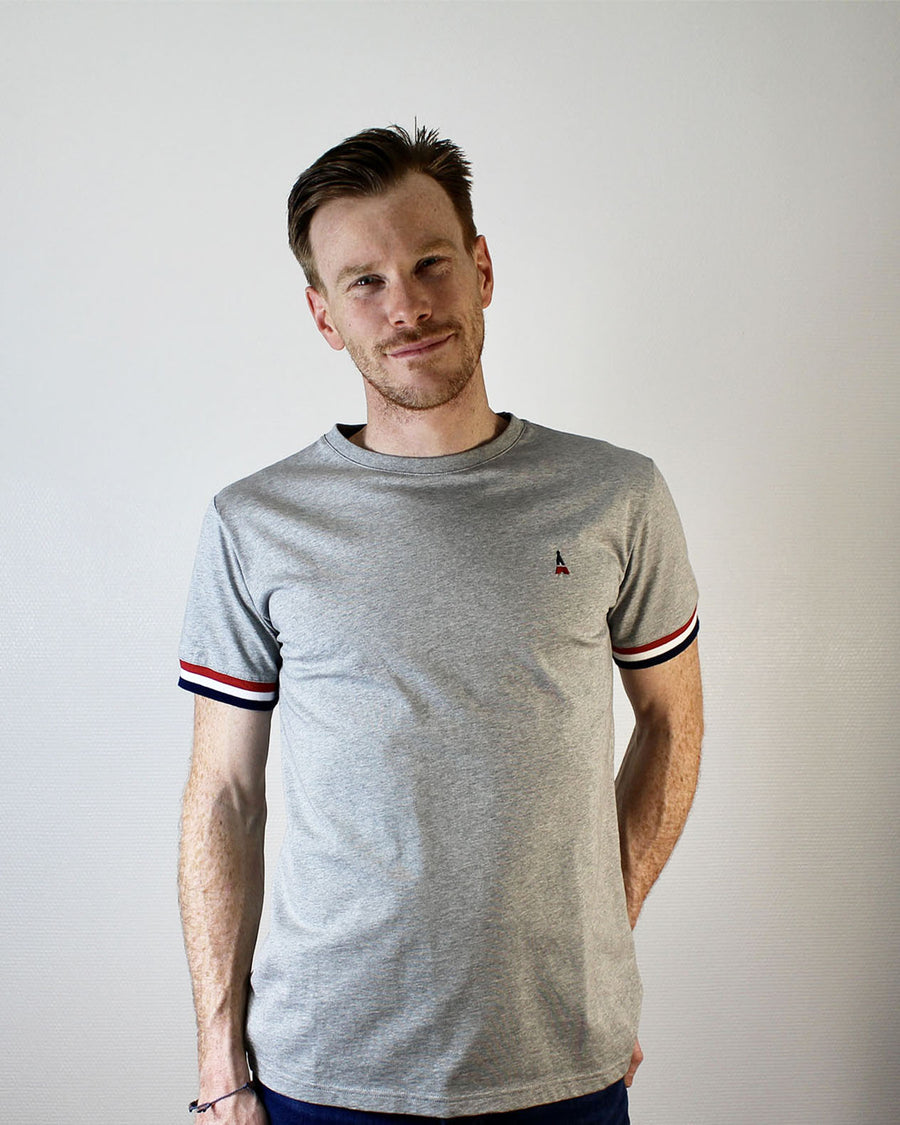 T-SHIRT Homme Coton bio | Gaulois Gris