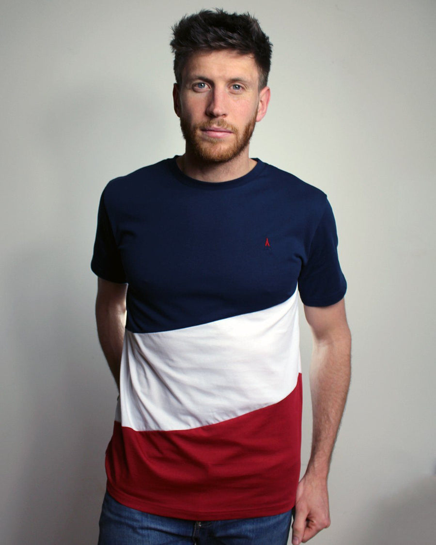 T-SHIRT HOMME DIAGONAL  |  COTON BIO