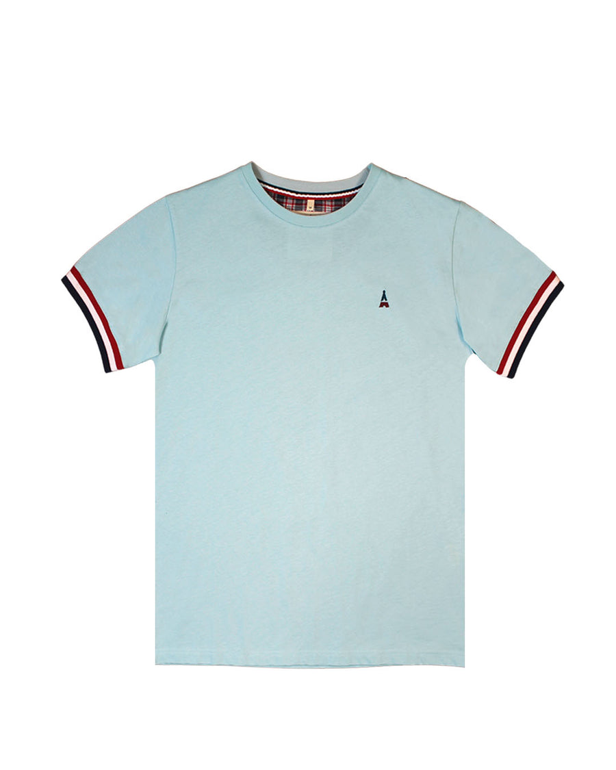 T-SHIRT Homme Coton bio | Gaulois Bleu Ciel