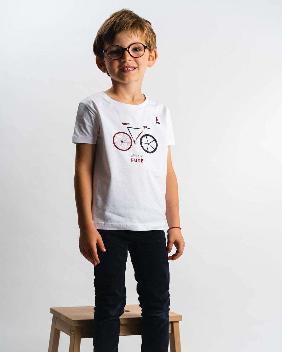 T-SHIRT Enfant motif Guidon futé