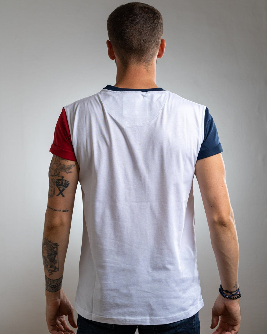 T-SHIRT Homme Tricolore - Coton Bio